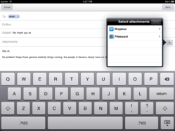 Fileboard - Attach files from Dropbox on iPad